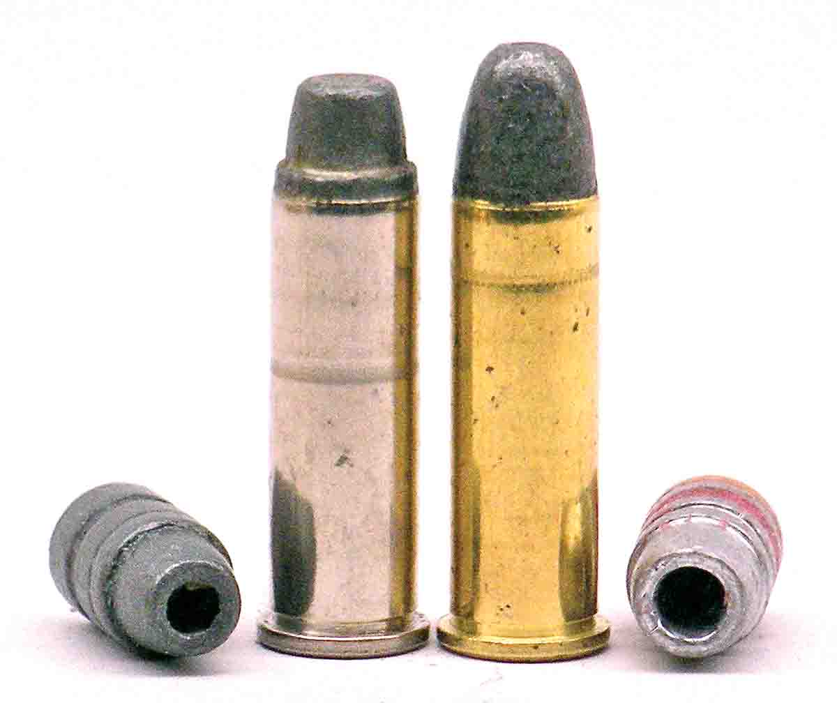 The .38 Special can be improved by the use of a semiwadcutter swaged or cast in hollowpoint or solid nose form.